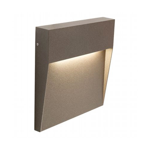 Faretto Segnapassi a Semi Incasso da Esterno a LED Grande Sovil Geo Square Marrone prezzo