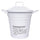 Secchiello Frutta Secca  1 Litro in Metallo VdE Tivoli 1996 Bianco