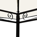 Gazebo Da Giardino 3x3 m Struttura Metallo Telo Antipioggia Waterprof Bianco