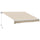 Tenda da Sole Avvolgibile a Parete 3,5x2,5m in Alluminio e Poliestre Beige