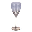 Set 6 Calici Très Chic in Vetro VdE Tivoli 1996 Gold Silver Champagne