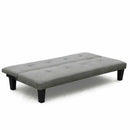 Divano Letto 175x80x70 cm in Microfibra Grigio
