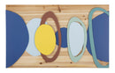 Pannello da Muro Wood Color 80x2,5x50 cm in Ferro e Abete      