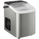 Macchina per Ghiaccio 28,3x22,6x29,9 cm Produzione 12kg in 24 Ore 9 Cubetti in 7-10 Minuti con Sistema Autopulente Argento      