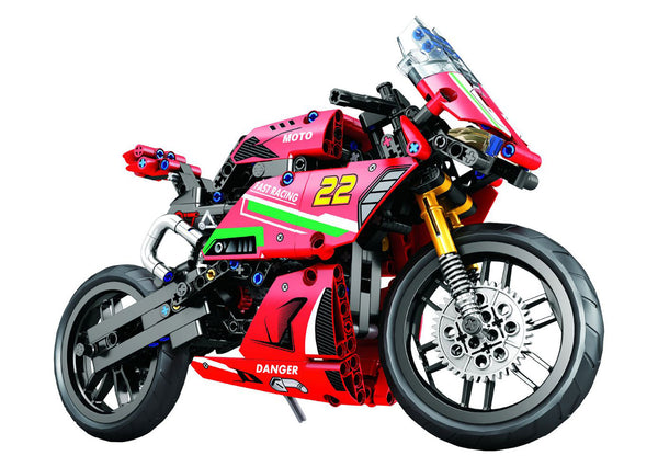 acquista Costruzioni Moto 470 Pezzi Rosso