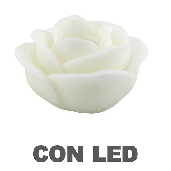 Candela led rosa bianco fontana cm Ø32xh20 online