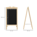 Lavagna Magnetica per Bambini 51x42x101 cm con Accessori in Legno di Abete
