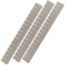 Set 3 Divisori Organizer 50x435mm Componibili per Cassetti in Plastica Verde
