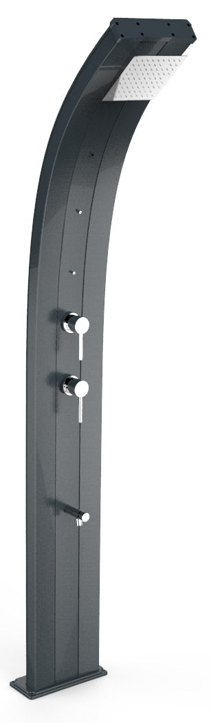 acquista Doccia da Giardino Miscelatore Nebulizzatore e Lavapiedi Arkema Dada Grigio Antracite