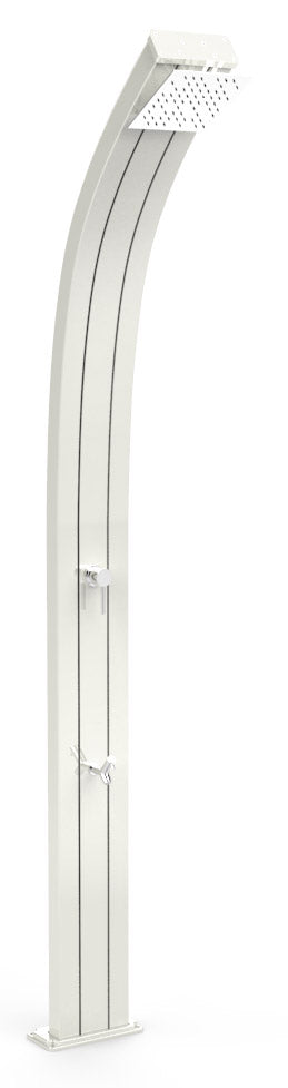 prezzo Doccia da Giardino Temporizzatore e Lavapiedi Arkema Spring Top Line Perla Bianca