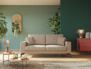 Divano 2 Posti 146x95x91 cm in Tessuto Blu
