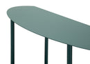 Console Saturno Ottanio 90x28x81 cm in Metallo Verde acqua      