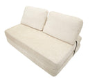 Divano Letto Faster Bianco 150x100x80 cm in Spugna e Poliestere Bianco      