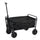 Carrello Portatutto 81 L Pieghevole con Ruote 90x54x100,5 cm Struttura in Acciaio Nero