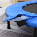 Trampolino Elastico Fitness Ø96,5 cm in Acciaio e PVC Nero e Blu
