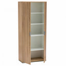 Armadio 2 Ante 75x38x174 h cm in Truciolare bilaminato Marrone chiaro