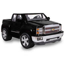 Macchina Elettrica per Bambini 12V 2 Posti con Licenza Chevrolet Silverado Nera