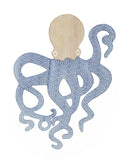 Pannello da Muro Octopus 41x1,5x57 cm in Ferro e MDF Multicolor      