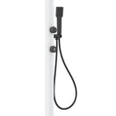 Doccia da Giardino in Alluminio con Doppio Attacco Acqua Sined Luna Alu Bianco