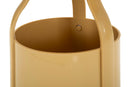 Tavolinetto Portagiornali Iris Crema Ø44x43 cm in Polipropilene Crema      