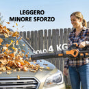 Soffiatore a Batteria 20V Motore Brushless 900W 3 Livelli Velocità Turbo Boost con Caricabatterie Arancione      