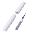 Kit Pulizia Cuffie Auricolari Multifunzione 3 in 1 in ABS e Spugna Kooper  Bianco