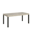  Tavolo Allungabile 180-440x90x77 cm Everyday Cashmere Gambe Antracite
