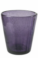 Set 6 Bicchieri per Acqua in Pasta Di Vetro 250 ml Villa d'Este Home Tivoli Viola Cancun Satin