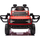 Macchina Elettrica per Bambini 12V Licenza Ford Bronco Raptor con Telecomando Rosso  