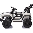 Macchina Elettrica per Bambini 12V Licenza Ford Bronco Raptor con Telecomando Bianco  