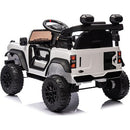 Macchina Elettrica per Bambini 12V Licenza Ford Bronco Raptor con Telecomando Bianco  