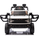 Macchina Elettrica per Bambini 12V Licenza Ford Bronco Raptor con Telecomando Bianco  