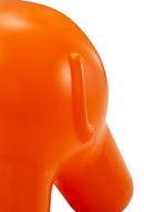 Sgabello Elephant Arancione 86x46x56 cm in Polietilene Arancione      