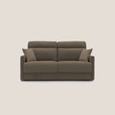 Divano Letto 2 Posti 176x102x97 cm in Tessuto Marrone