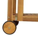 Set Tavolo Estensibile e 4 Sedie da Giardino in Legno 