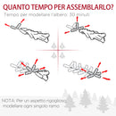 Albero di Natale Artificiale Innevato 180 cm 390 Rami  Pino Verde