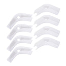 Recinto per Animali Domestici Cani Gatti Ø180 cm in Plastica  Bianco