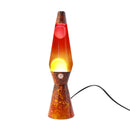 Lampada Lava Lamp 40cm Base Fantasia Volcano e Magma Rosso