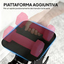 Set 8 Manubri Pesi Esagonali Antiscivolo 20 kg Totali con Supporto in Metallo e Plastica Multicolore      