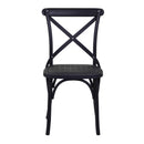 Sedia da Giardino in Plastica Cross Nero