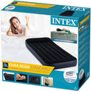Materasso Matrimoniale Gonfiabile 203x152x25 cm con Pompa Elettrica Integrata Intex