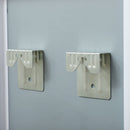 Specchio da Parete Touch con Illuminazione LED Regolabile 40x3x120 cm in Metallo Nero  
