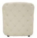 Poltrona con Puff Zagabria 75x76x80 cm in Pino e MDF e Spugna e PU      