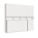 Letto Singolo a Scomparsa Composizione C Kando H226,7 Bianco Frassino 