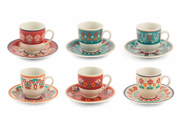 online Set 6 Tazzine da Caffè in Porcellana Villa d'Este Home Tivoli
