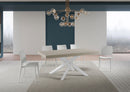 Tavolo Allungabile 200-460x90x77 cm Volantis Cashmere Telaio Bianco 
