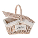 Paniere Rettangolari Home in Vimini Larghezza 34 cm