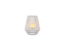 Lampada tavolo da Esterno a LED in Plastica Bianco