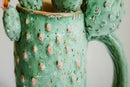 Stampa su Tela Laccata con Cornice Vasetto Cactus 40x2,8x40 cm in Pino e Tela e Plastica      