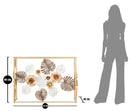 Console Glam Floris 113x40x80 cm in Ferro e MDF e Specchio Multicolor      